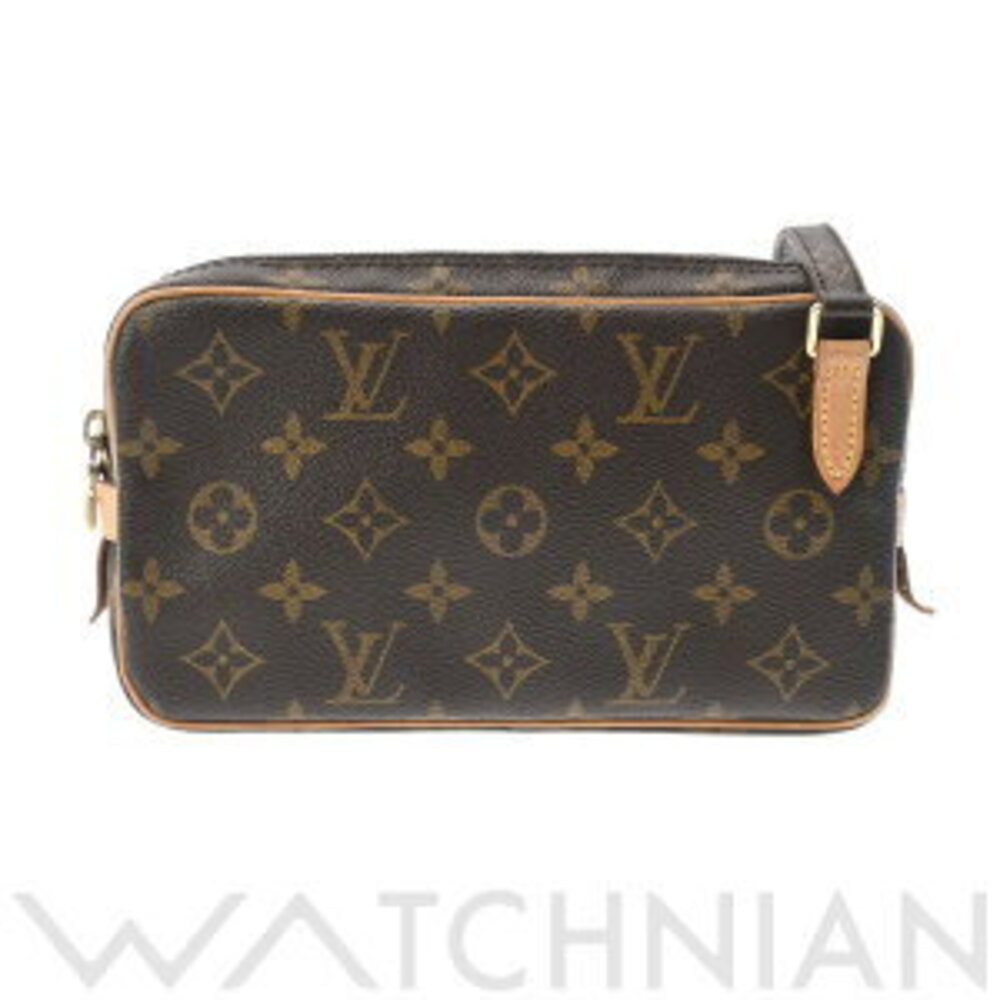 Louis Vuitton Monogram Marly Bandouliere Brown Canvas Shoulder Bag